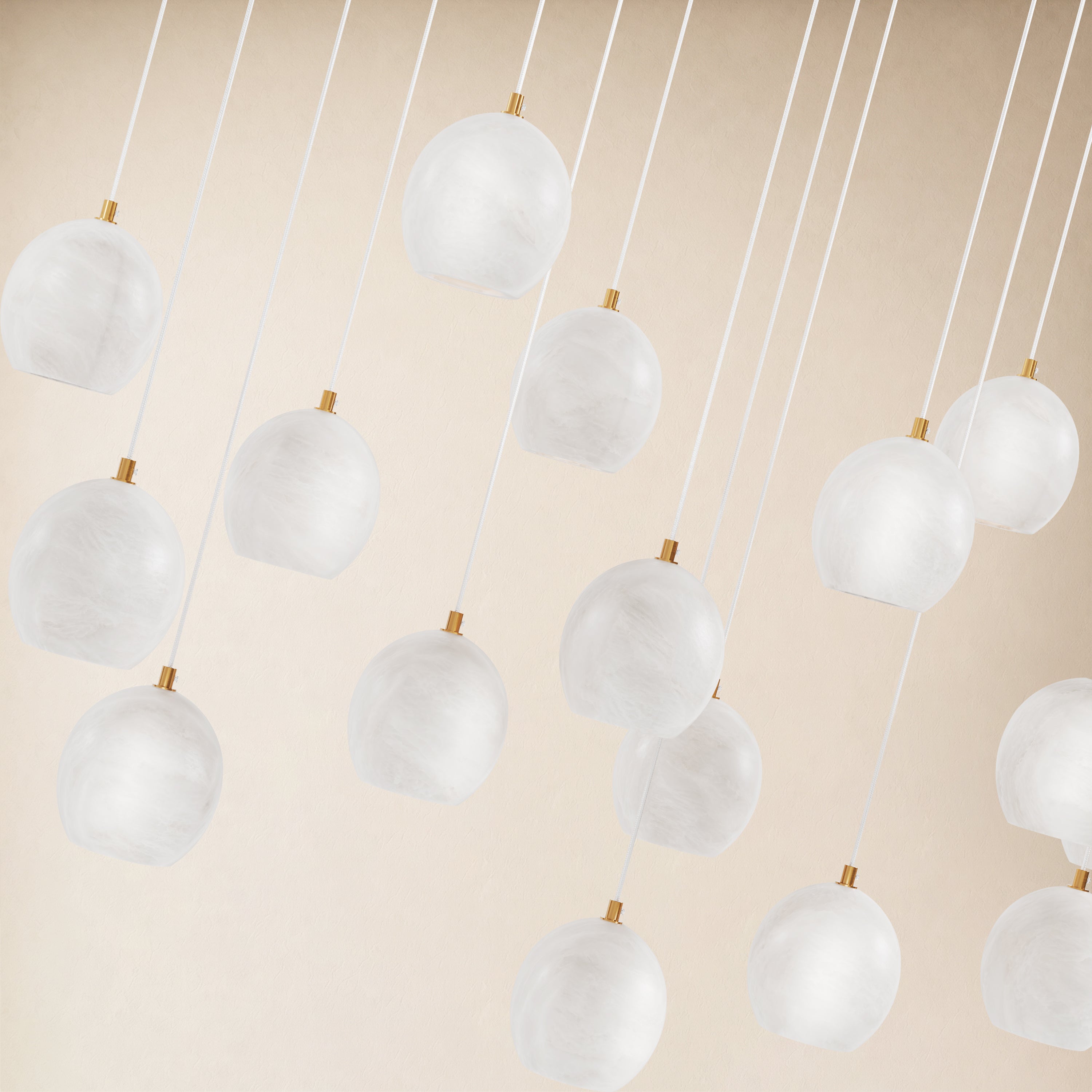 Quorvyn Resin Globe Linear Chandelier