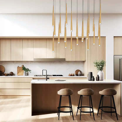 Anthropology Rectangle Crystal Pendant 137cm W