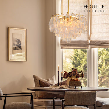Celestial Drop Glass Crystal Glass Chandelier 43cm D
