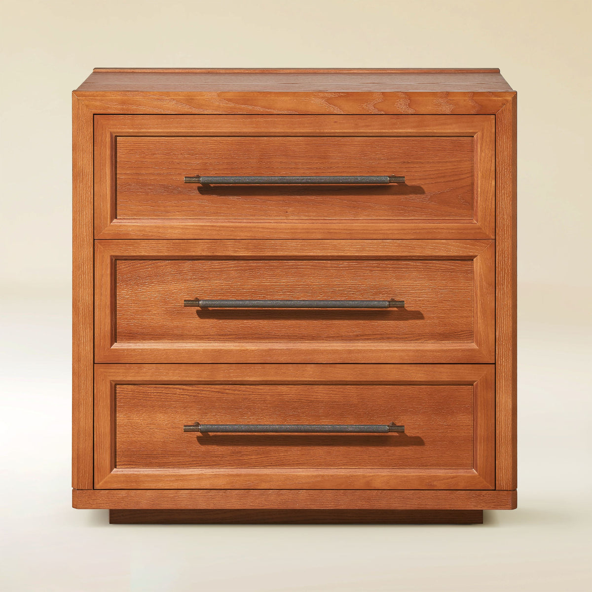 Alvar 30″ Oak 3-Drawer Chest