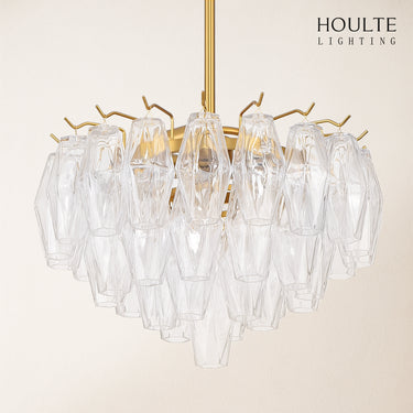 Celestial Drop Glass Crystal Glass Chandelier 43cm D