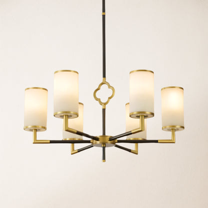 Moral Multi-layer Branda Alabaster Round chandelier 69cm D