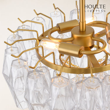 Celestial Drop Glass Crystal Glass Chandelier 43cm D