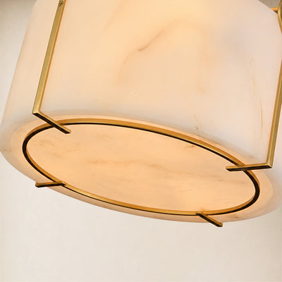 Alora Resin Round Flush Mount 