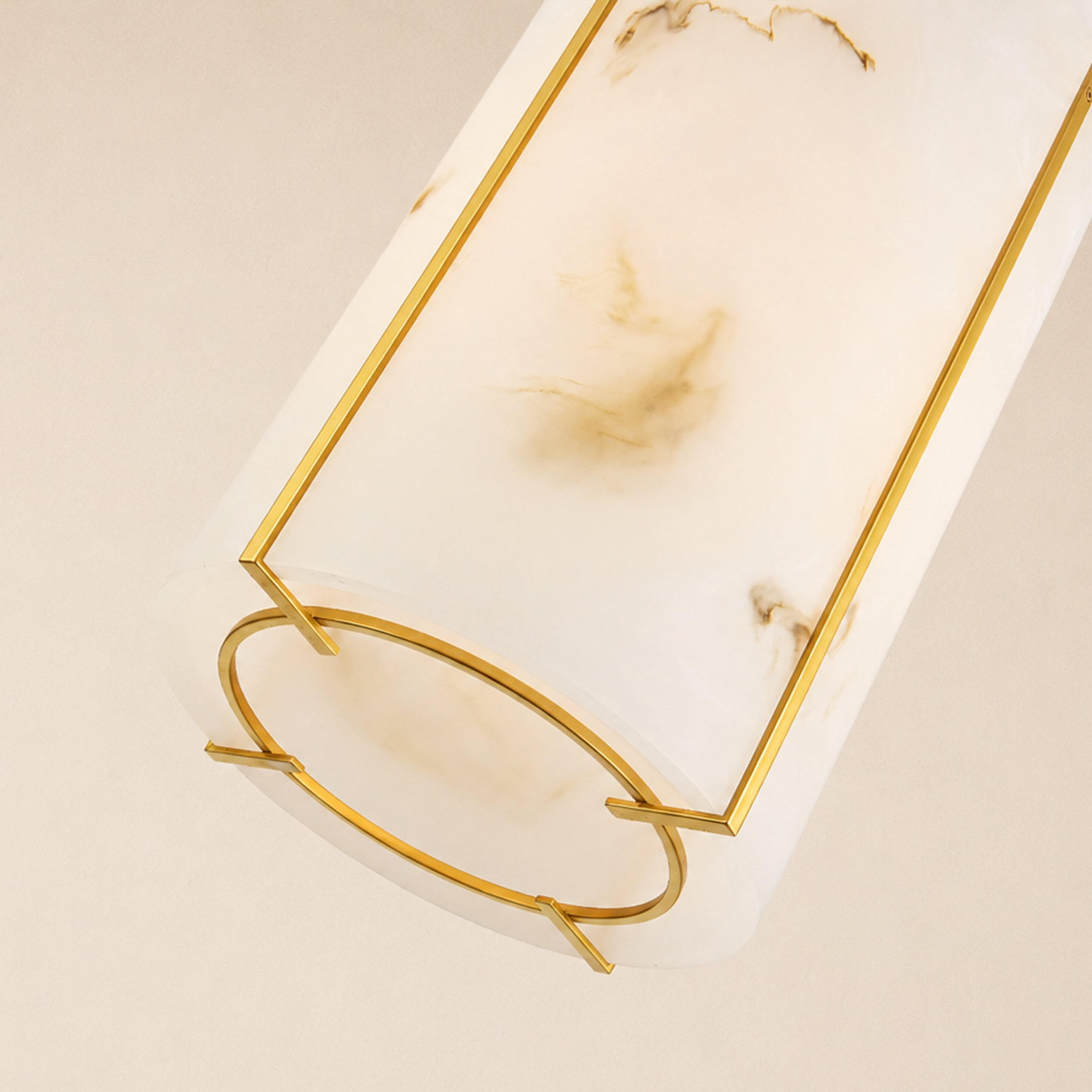 Alora Resin Round Pendant 9.8"W #Finish_Gold