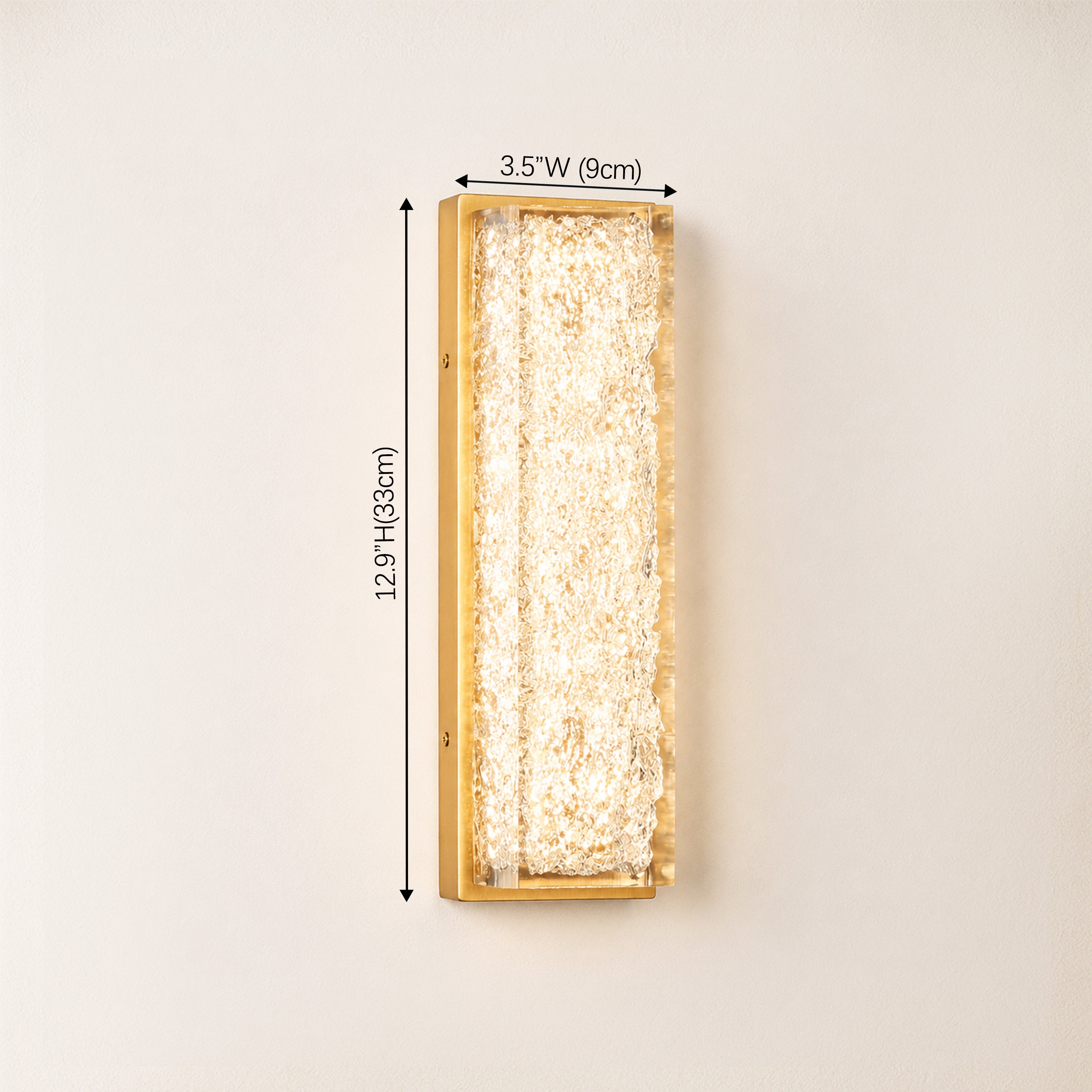 Astris Linear Resin Wall Sconce size-image 