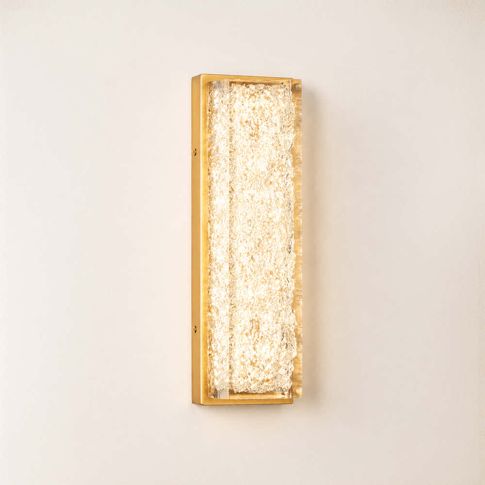 Astris Linear Resin Wall Sconce #Finish_Gold,Size_12.9"