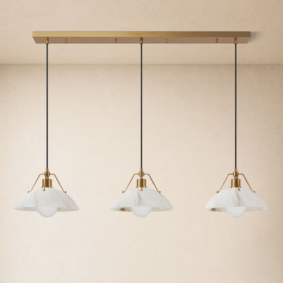 Aurevyn Resin Multi-Light Linear Pendant 