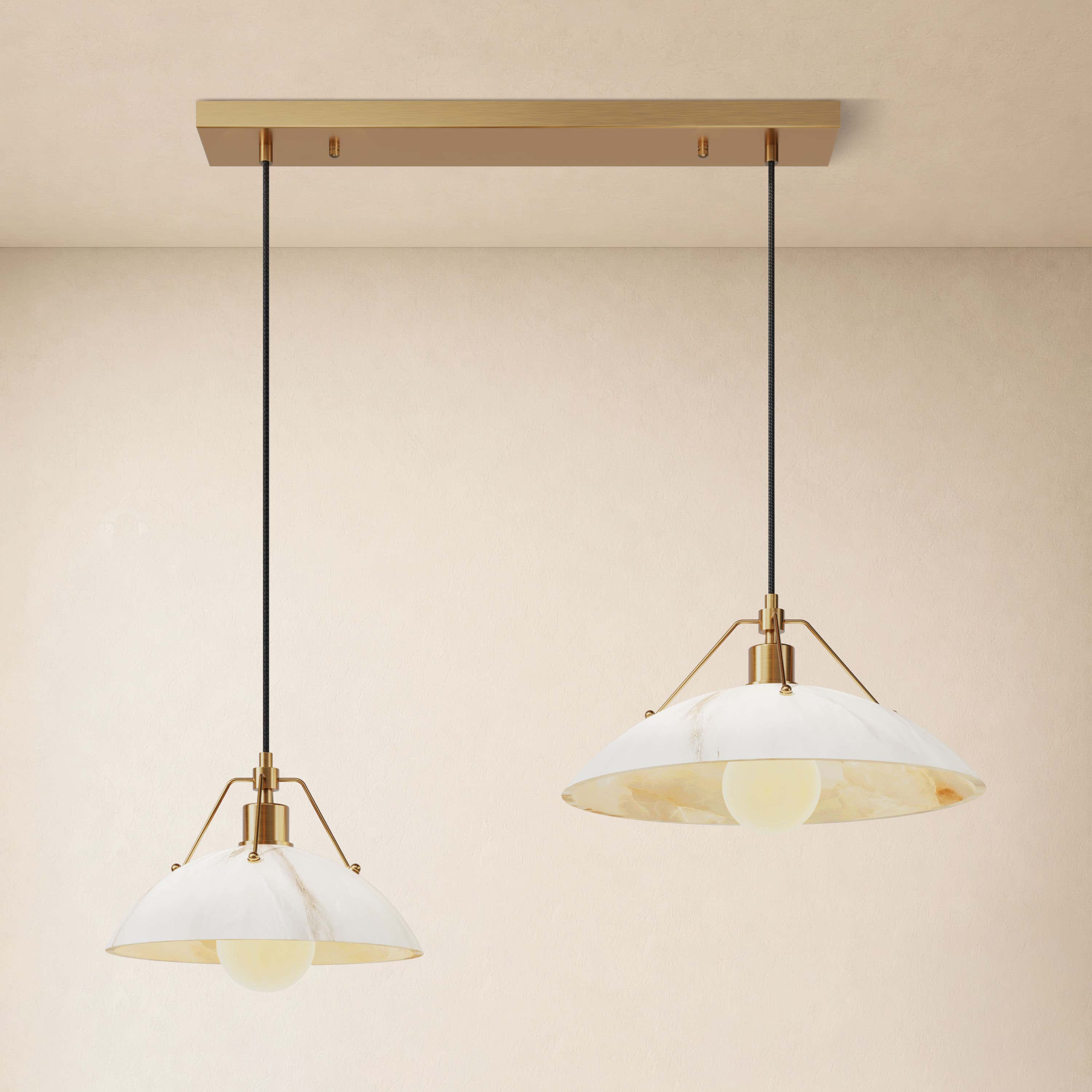 Aurevyn Resin Multi-Light Linear Pendant