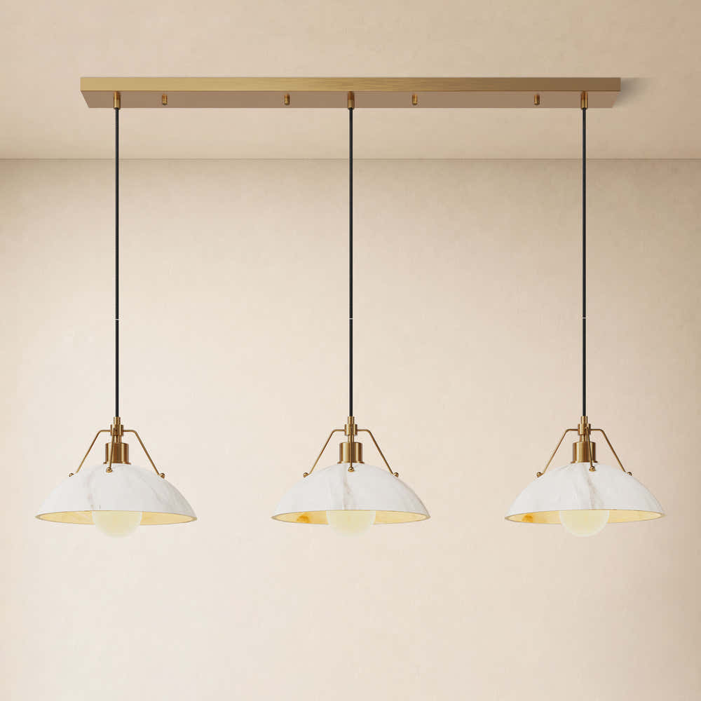 Aurevyn Resin Multi-Light Linear Pendant