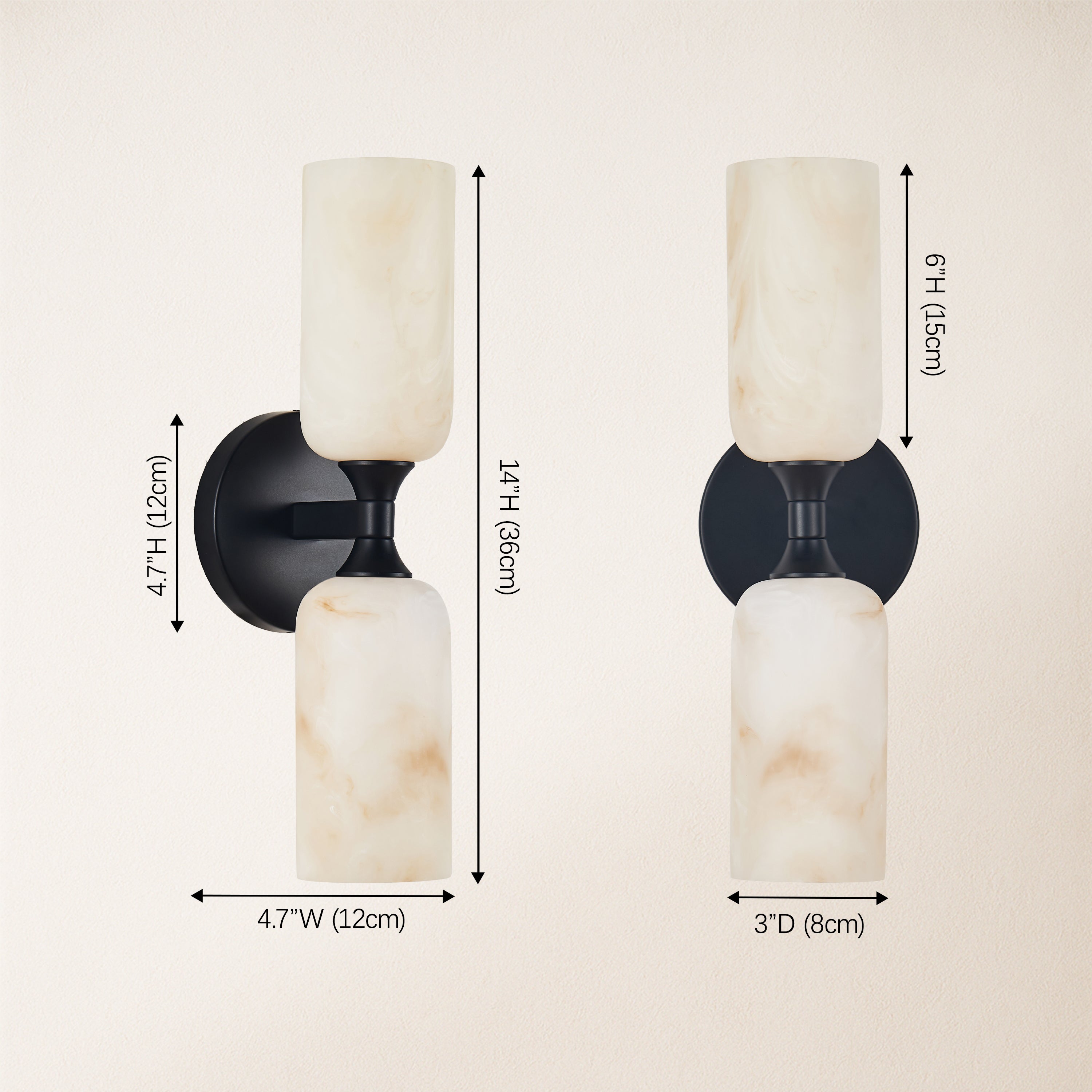 Axis Resin Wall Sconce 14