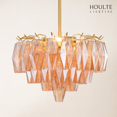 Celestial Drop Glass Crystal Glass Chandelier 43cm D
