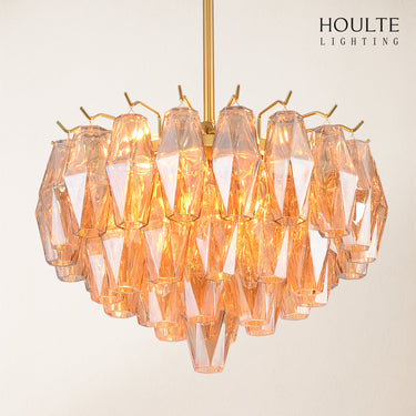 Celestial Drop Glass Crystal Glass Chandelier 43cm D