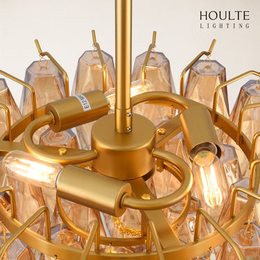 Celestial Drop Glass Crystal Glass Chandelier 43cm D