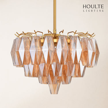 Celestial Drop Glass Crystal Glass Chandelier 43cm D