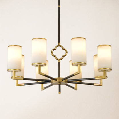 Moral Multi-layer Branda Alabaster Round chandelier 83cm D