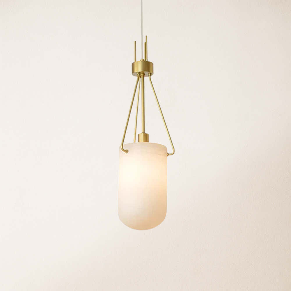 Dadaly Lottia Alabaster Small Art Pendant Light 18cm D