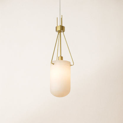 Dadaly Lottia Alabaster Small Art Pendant Light 18cm D