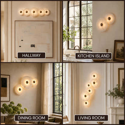 Miles Alabaster Multi-Lights Wall Sconce