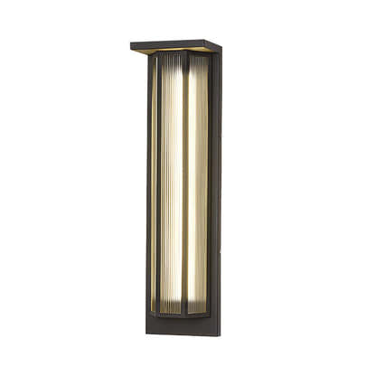 Luminode Acrylic Rectangular Outdoor Wall Light