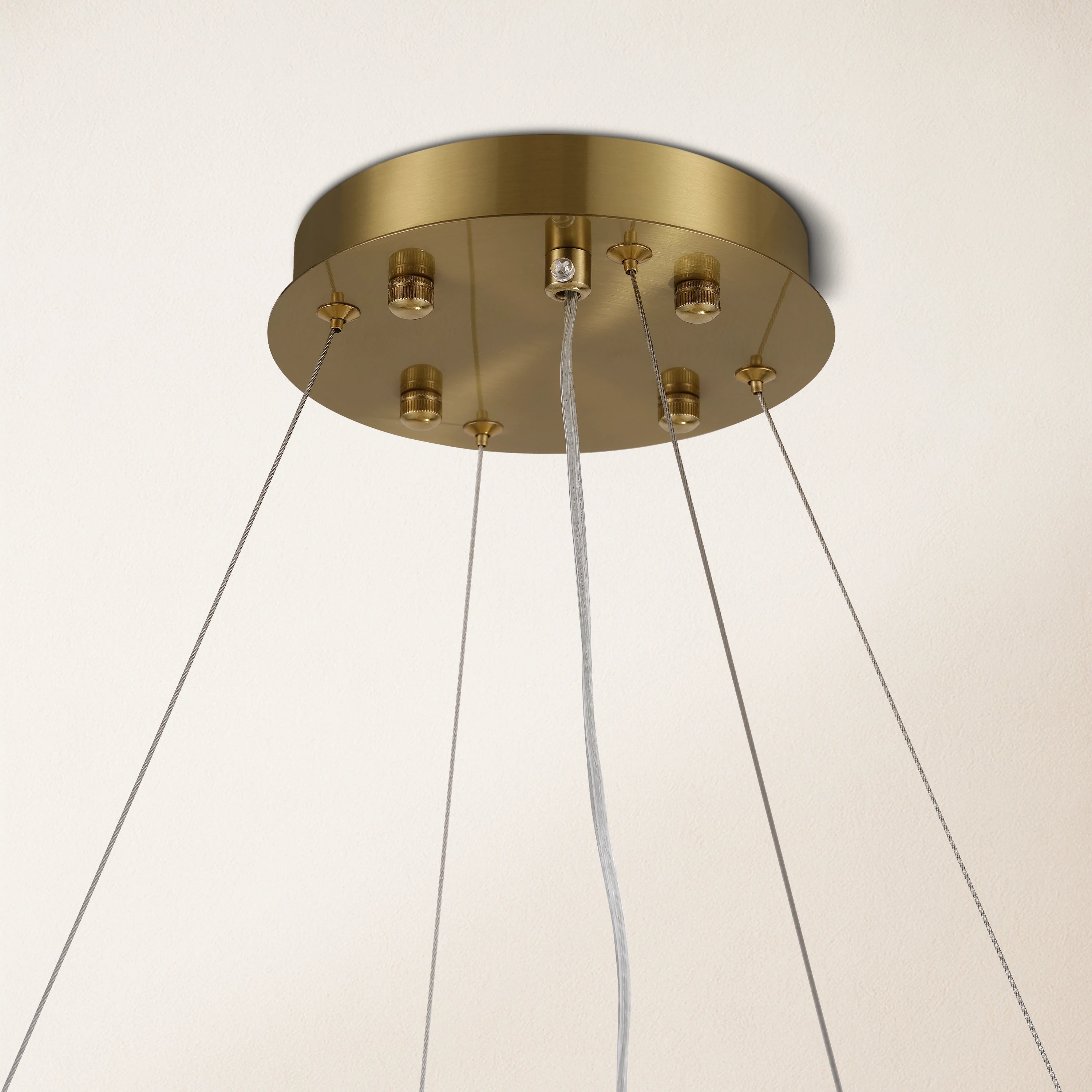 Sawyer Alabaster Round Chandelier 80cm D