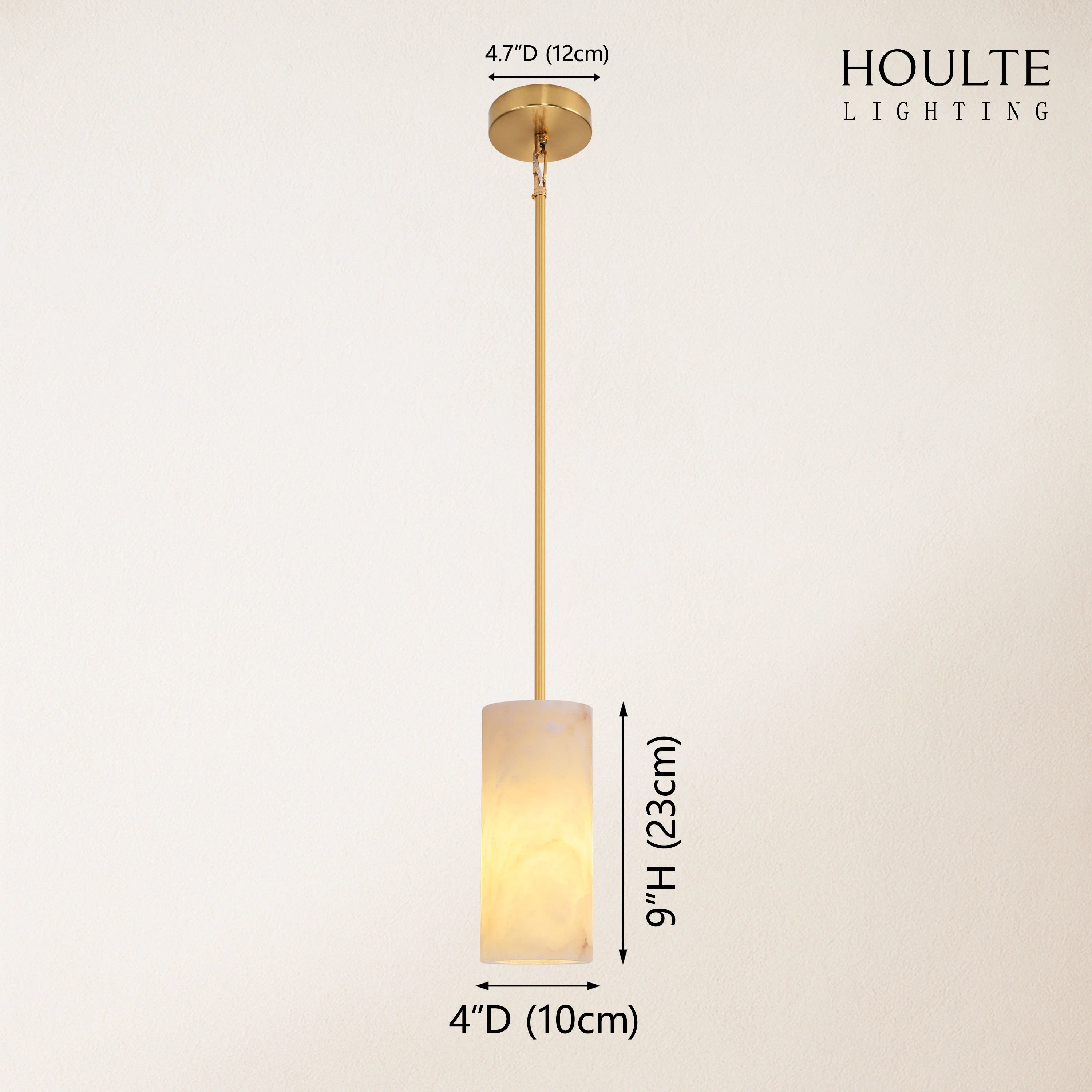 Arlo Alabaster Pendant Lights 35.56cm
