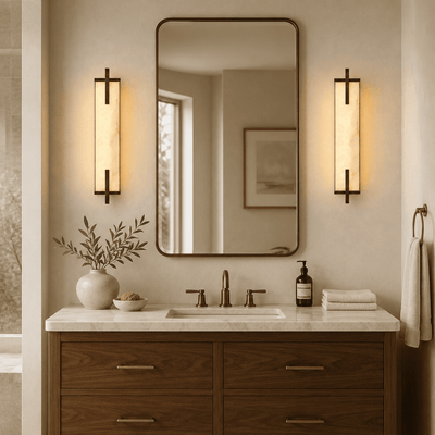 Vespera Alabaster Linear Wall Sconce
