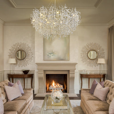 Lustre Branches Halo Chandelier 122cm