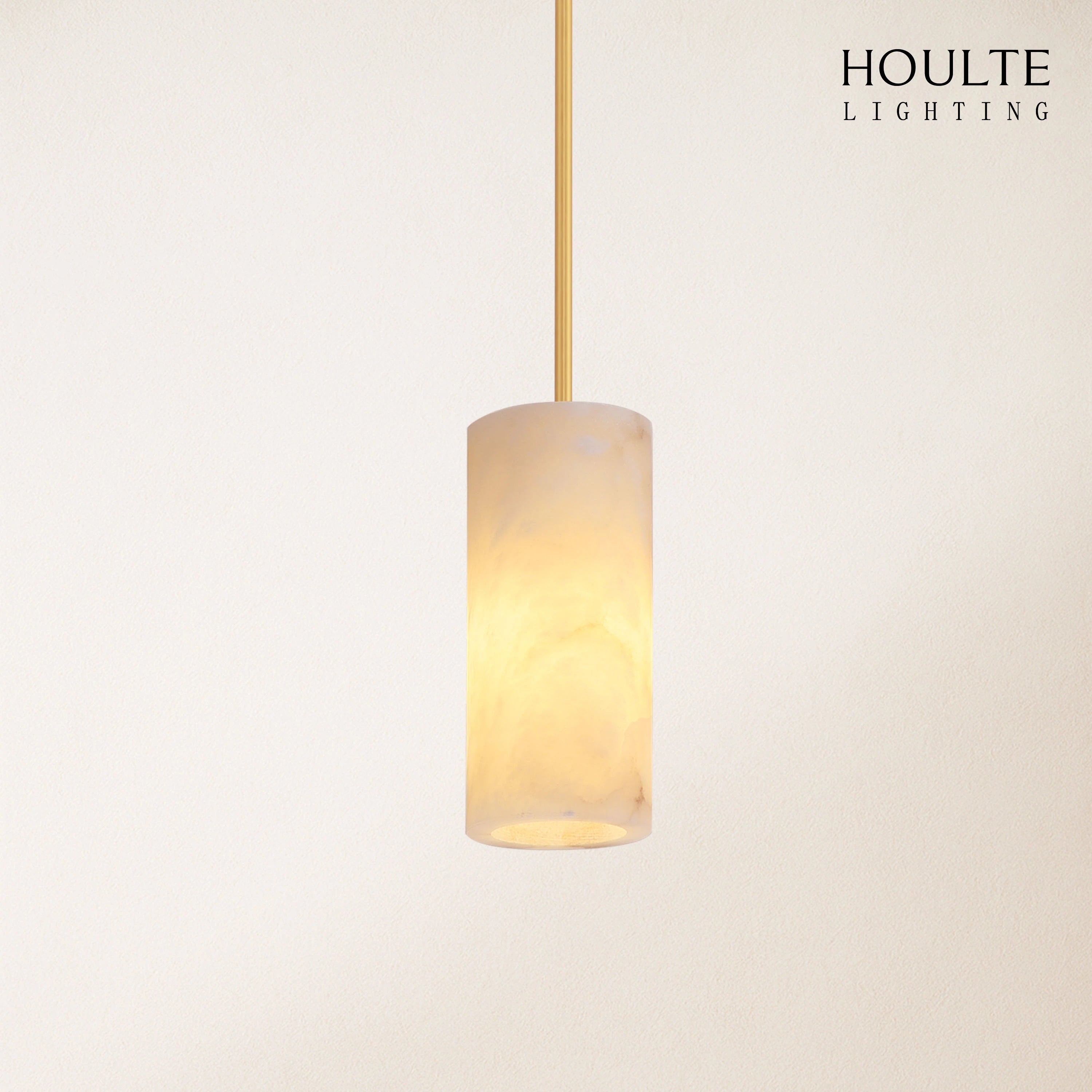 Arlo Alabaster Pendant Lights 35.56cm