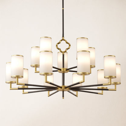 Moral Multi-layer Branda Alabaster Round chandelier 104cm D