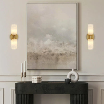 Axis Alabaster Wall Sconce 14"H