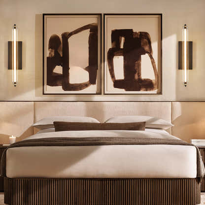 Clara Glow Crystal Single Wall Sconce 19"