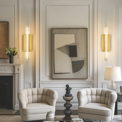 Clara Glow Crystal Single Wall Sconce 48cm