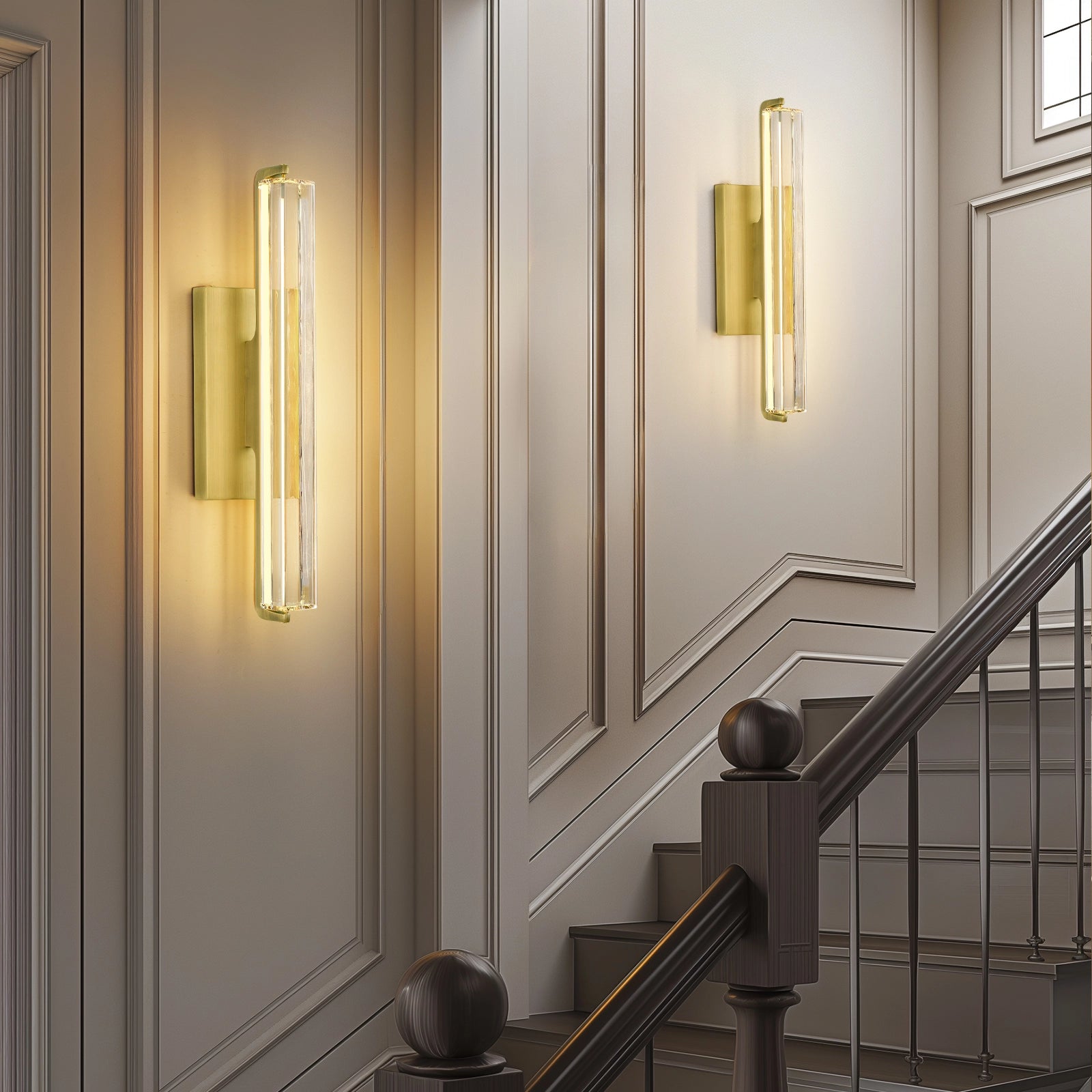 Clara Glow Crystal Single Wall Sconce 48cm