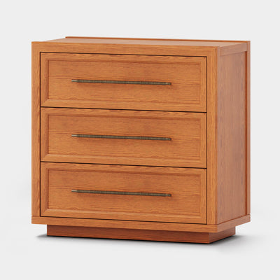 Alvar 61″ Oak 6-Drawer Chest(Set of 2)