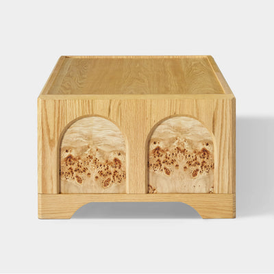 Aurora Oak Coffee Table and Media Console Set