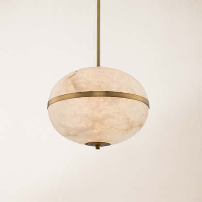 Dadaly Alabaster Small Art Canterbury LED Mini Pendant 40.6cm H