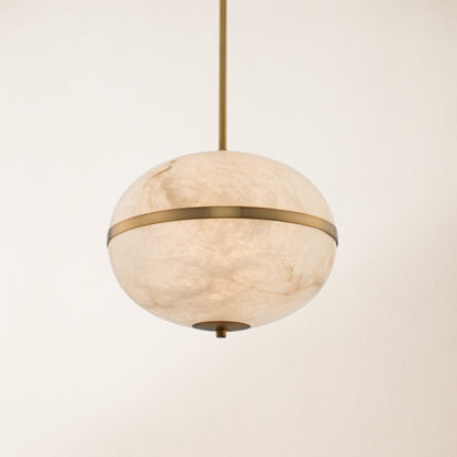 Dadaly Alabaster Small Art Canterbury LED Mini Pendant 40.6cm H