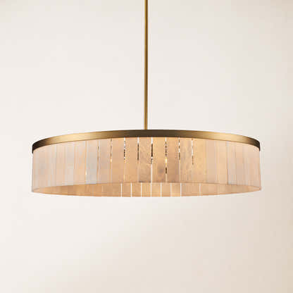 Janina Alabaster Round Chandelier 105cm D