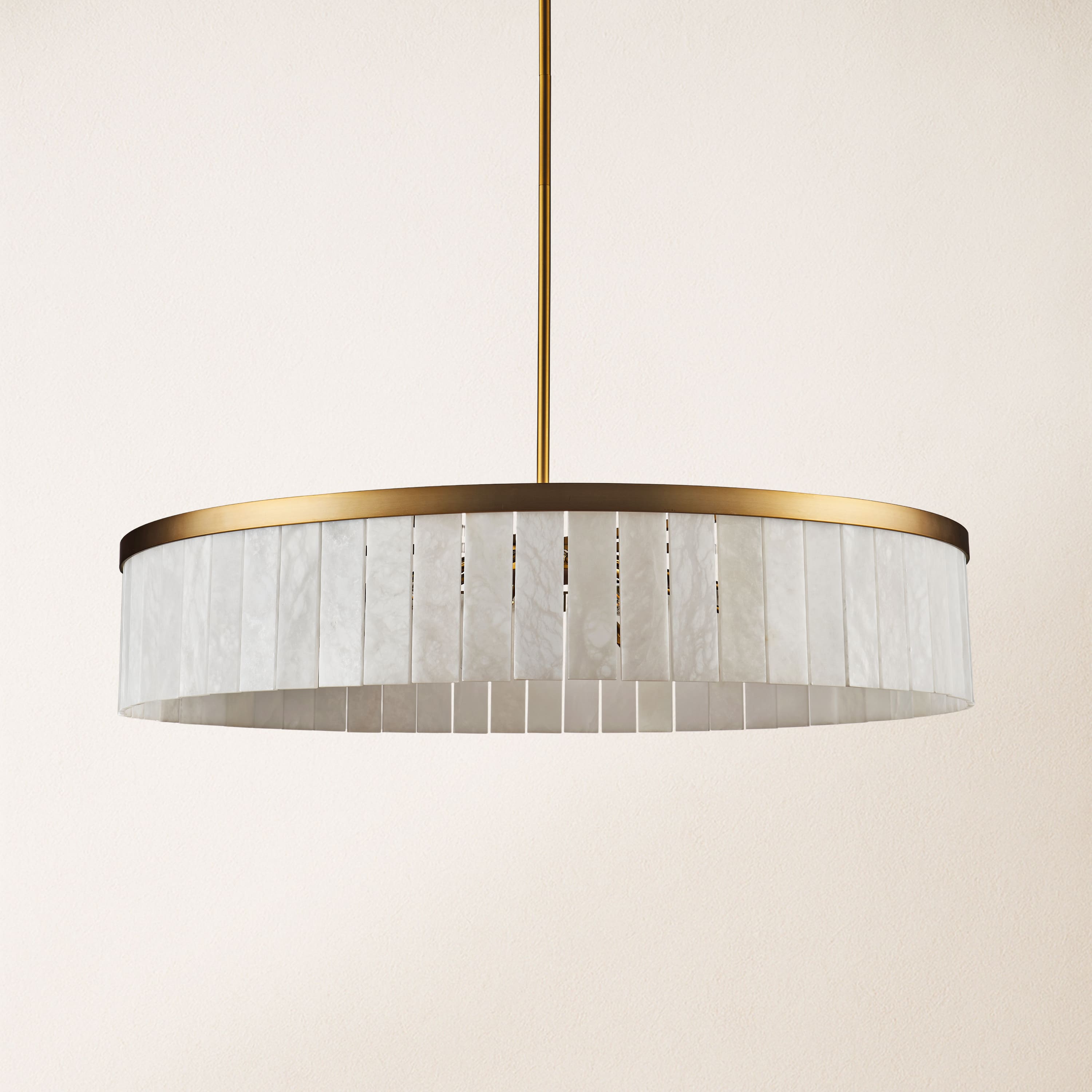Janina Alabaster Round Chandelier 105cm D