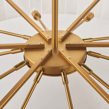 Janina Alabaster Round Chandelier 105cm D