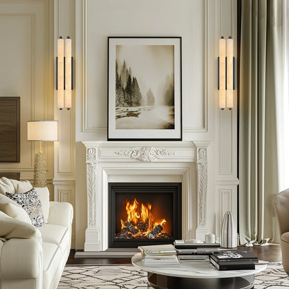 Clara Glow Alabaster Double Wall Sconce 48cm