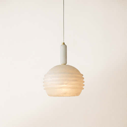 Dadaly Lottia Alabaster Small Art Pendant Light 25cm D