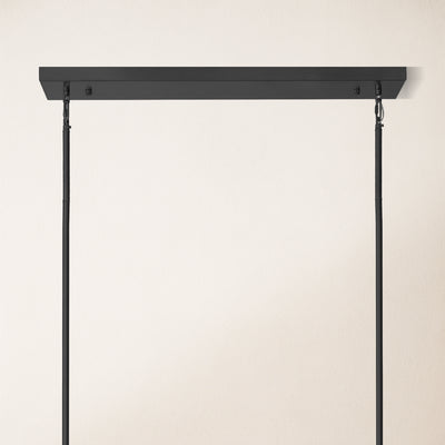 Solmare Alabaster Rectangular Chandelier 55"W
