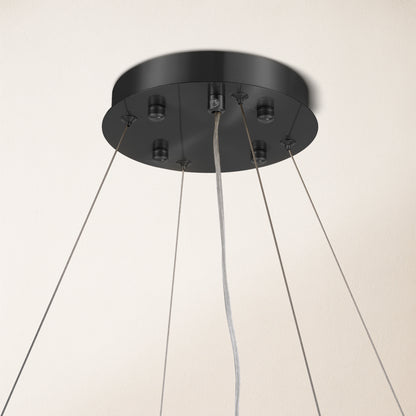 Sawyer Alabaster Round Chandelier 80cm D