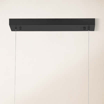 Sylvia Alabaster Linear Chandelier 47"