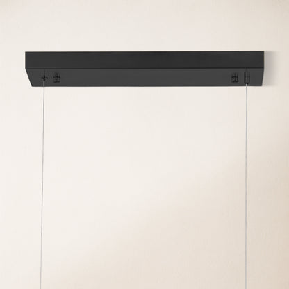 Sylvia Alabaster Linear Chandelier 47"