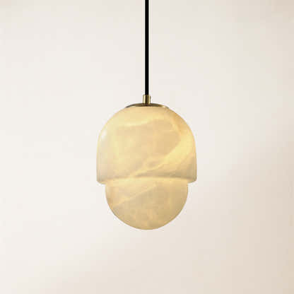 Hecate Alabaster Modern Pendant 15cm