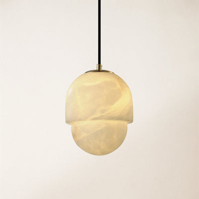 Hecate Alabaster Modern Pendant 15cm