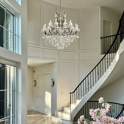 Roco Crystal Classical Round Chandelier 122cm D